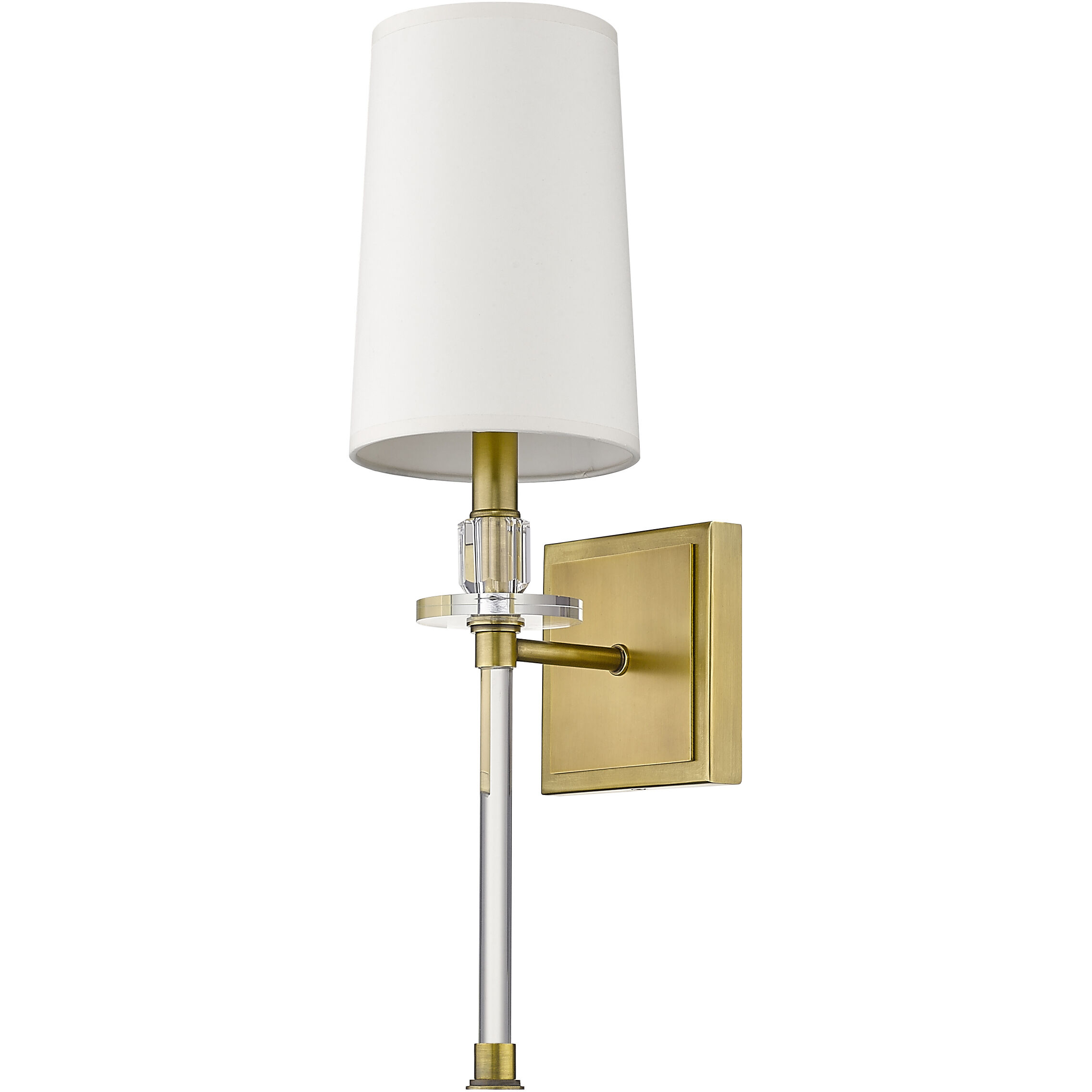Sophia 1 Light 5.5 inch Rubbed Brass Wall Sconce Wall Light