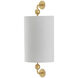 Tavey 1 Light 8 inch Contemporary Gold Leaf ADA Wall Sconce Wall Light