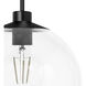 Xidane 1 Light 14 inch Matte Black Pendant Ceiling Light