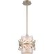 Asbury 1 Light 9 inch Aged Silver with Clear Mini Pendant Ceiling Light