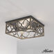 Gablecrest 2 Light 14 inch French Oak Flush Mount Ceiling Light
