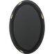 Ovation 36 X 24 inch Textured White Resin Wall Mirror