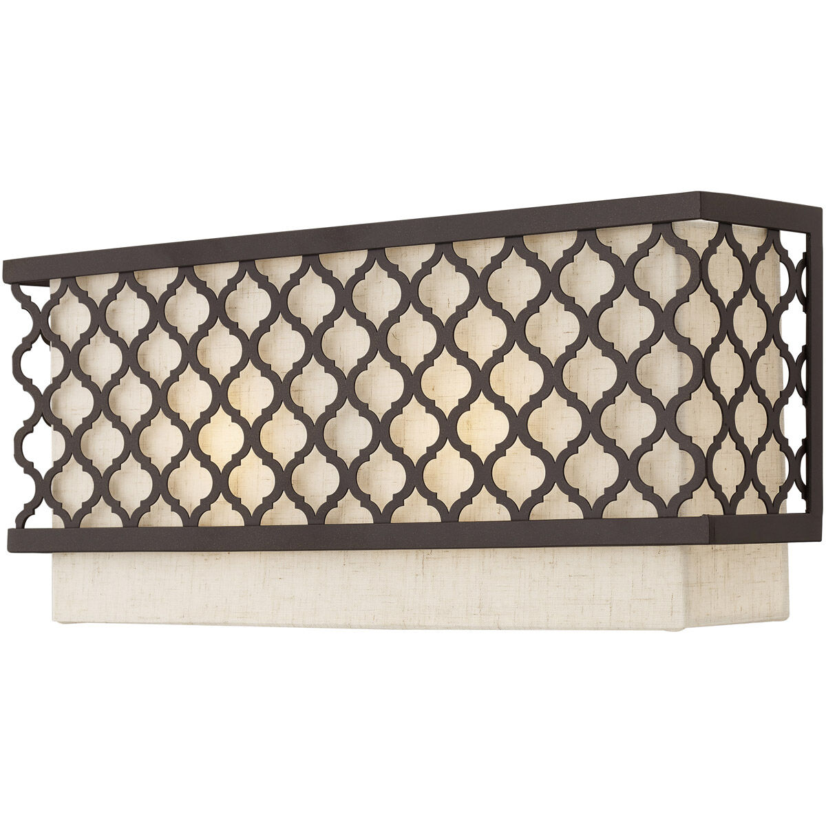 Arabesque 2 Light 16 inch English Bronze ADA ADA Wall Sconce Wall Light