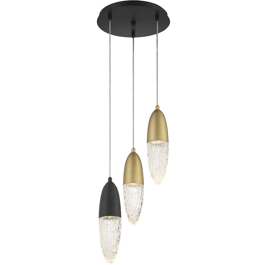 Ecrou 3 Light 12.25 inch Chandelier