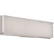 Vibe LED 16.9 inch Brushed Polished Nickel Vanity Light Wall Light