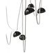 Fremont LED 8.5 inch Ivory and Black Belt Chandelier Ceiling Light