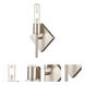 Mia LED 6 inch Satin Nickel ADA Sconce Wall Light