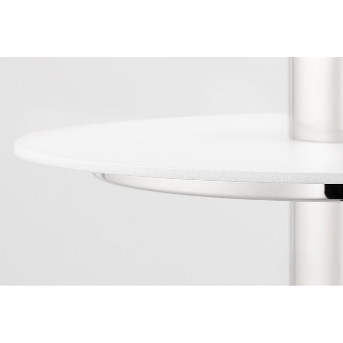 Milo 1 Light 9 inch Polished Nickel Pendant Ceiling Light in Polished Nickel and White