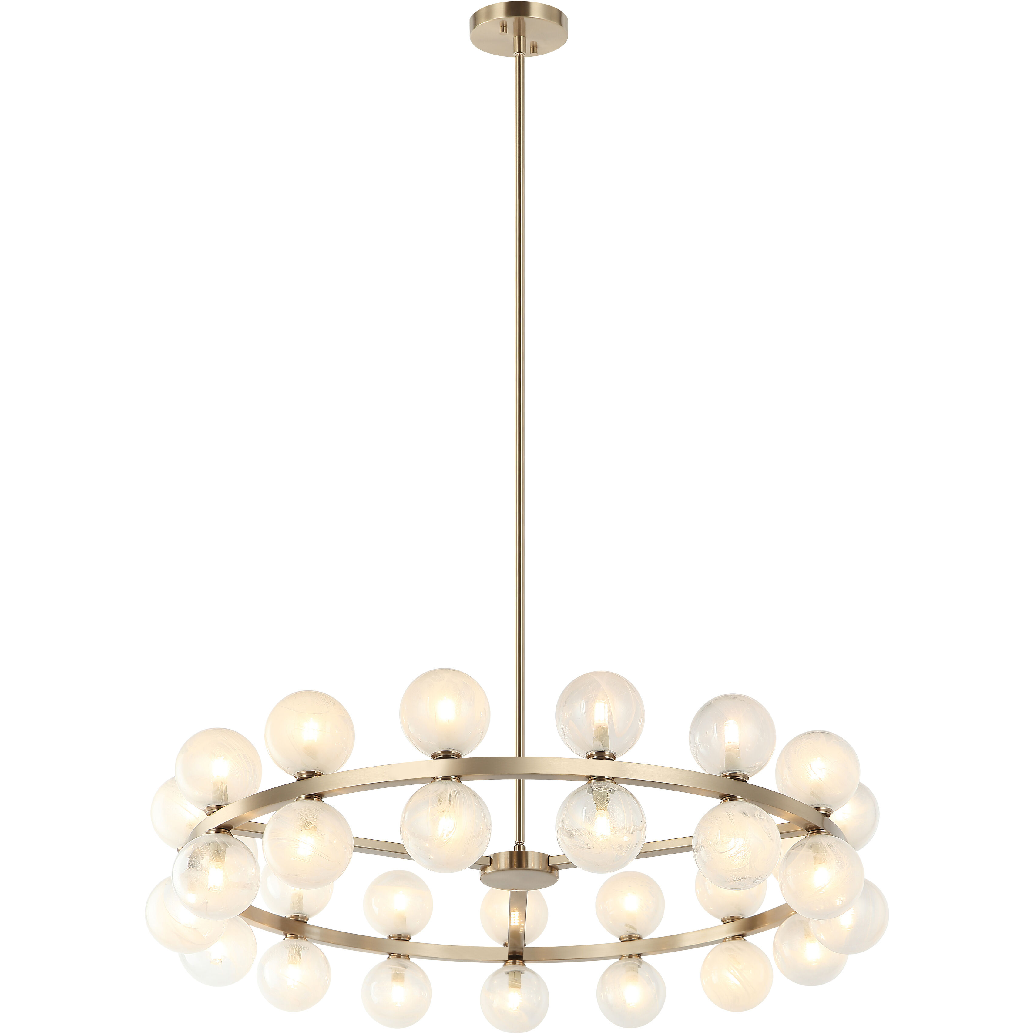 Nimbus 30 Light 36 inch Champagne Gold Pendant Ceiling Light