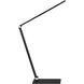 Portables 14.5 inch 8.00 watt Anodized Brushed Coal Table Lamp Portable Light