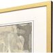 Textural Echo Multi and Black and Brown and Green Framed Art