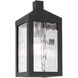 Nyack 1 Light 11 inch Black Outdoor Wall Lantern