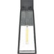 Meditterano 1 Light 18 inch Matte Black Outdoor Sconce