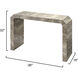 Grounded 46 inch Sand Grey Console Table, Inline