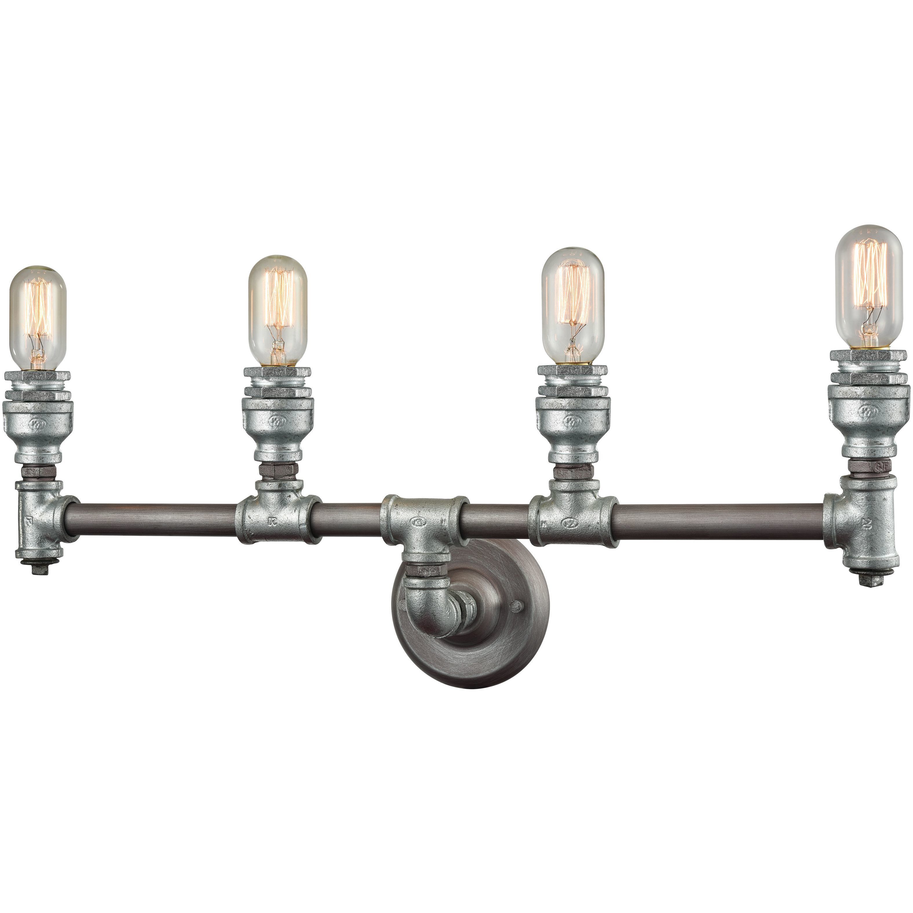 Cast Iron Pipe Vanity Light Wall Light