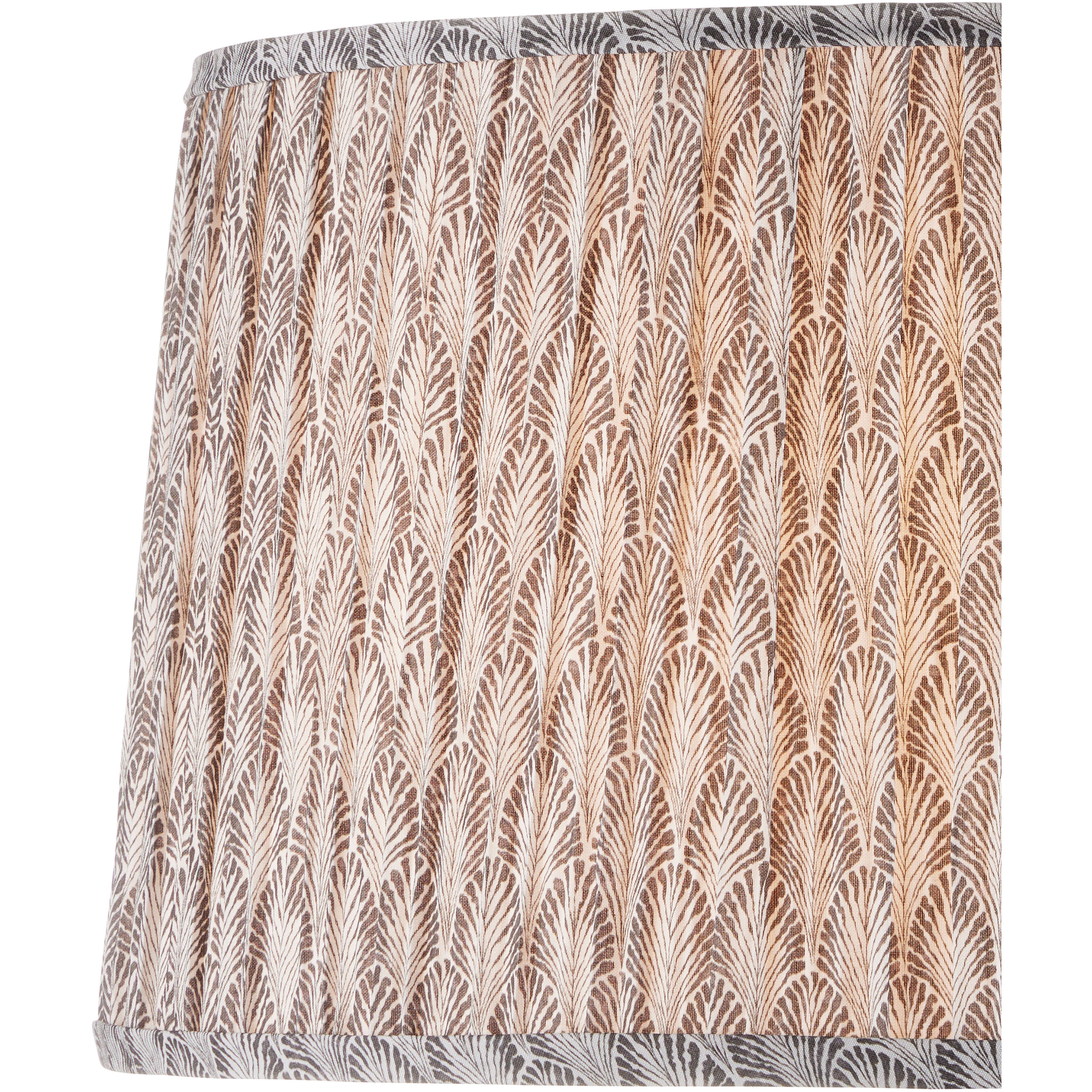 Plume Stone/Ivory Tapered Lamp Shade