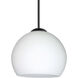 Palla 5 LED Black Cord Pendant Ceiling Light