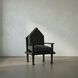Resurrection Hand-Rubbed Black Occasional Chair