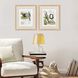Sage Treasures Green and Beige and Black Framed Art, Propac