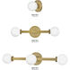 Audrey LED 5.25 inch Heritage Brass Bath Light Wall Light