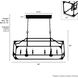 Highland Hill 8 Light 40 inch Rustic Iron Linear Chandelier Ceiling Light