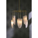 Valeria 8 Light 30 inch Clear Seedy Chandelier Ceiling Light