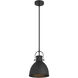 London 1 Light 9 inch Matte Black Pendant Ceiling Light