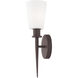 Witten 1 Light 4 inch Bronze ADA ADA Wall Sconce Wall Light