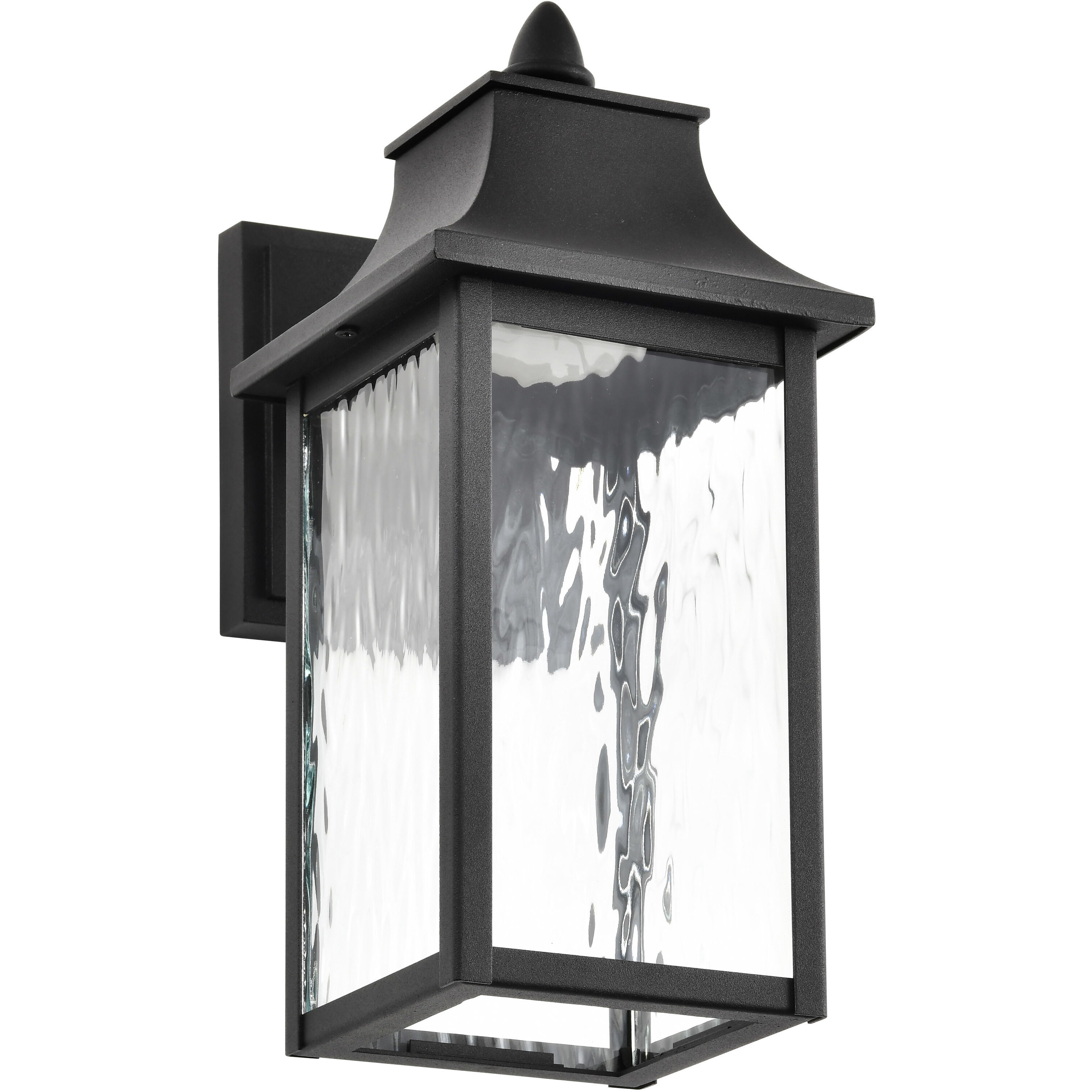 Austen LED 13.25 inch Matte Black Outdoor Wall Sconce