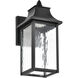 Austen LED 13.25 inch Matte Black Outdoor Wall Sconce