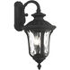 Oxford 3 Light 23 inch Textured Black Outdoor Wall Lantern