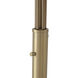 Mushroom 85 inch 4 watt Black Nickel Arc Floor Lamp Portable Light