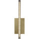 Mick De Giulio Serre 2.5 inch 10.00 watt Natural Brass Task Wall Sconce Wall Light