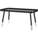 Blaine 19.25 X 19 inch Black with Acrylic Accents Coffee Table