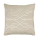 Leah 20 X 20 inch Beige Throw Pillow