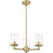 Thayer 3 Light 19 inch Luxe Gold Chandelier Ceiling Light