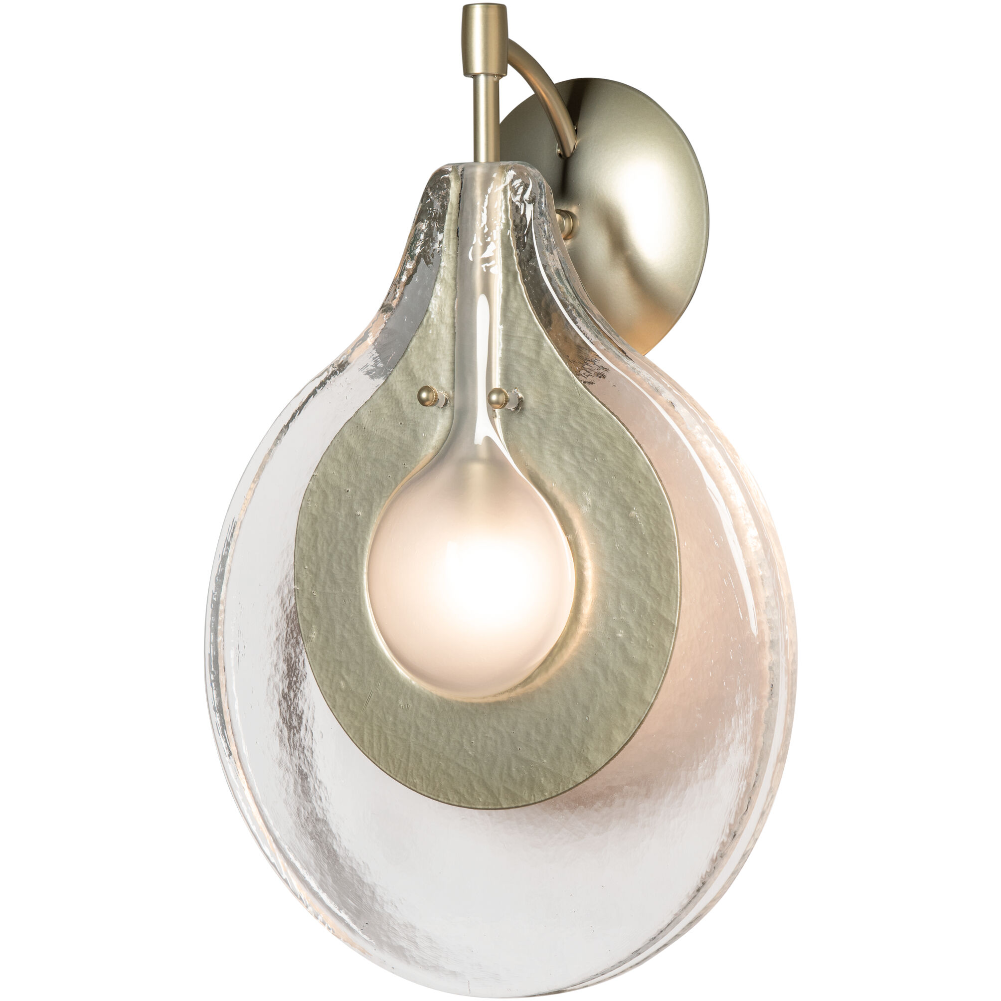 Art & Alchemy Veneto 1 Light 12 inch Modern Brass Sconce Wall Light