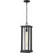 Glenwood 1 Light 7.5 inch Black Outdoor Chain Mount Ceiling Fixture