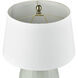 Bayview 22.5 inch 9 watt Light Green Glazed Table Lamp Portable Light