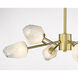 Canada 8 Light 28 inch Gold Chandelier Ceiling Light