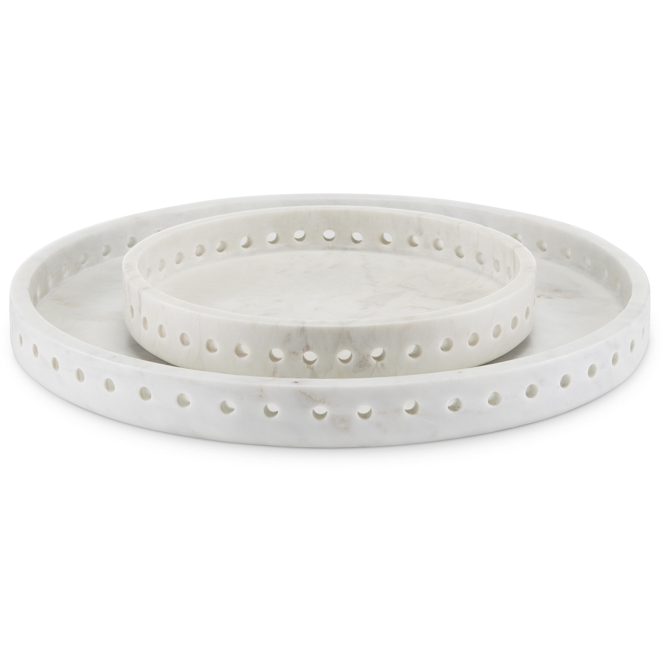 Freya White Tray, Large