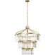 Social Club 15 Light 28 inch Havana Gold Pendant Ceiling Light