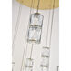 Polaris LED 28 inch Gold Chandelier Ceiling Light