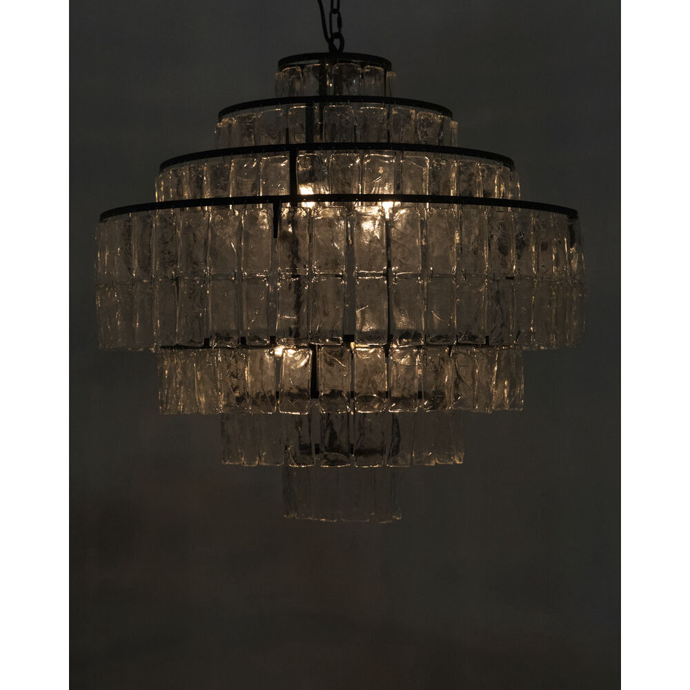 Satellite 8 Light 31.5 inch Matte Black Chandelier Ceiling Light