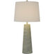 Conical 31.5 inch 150.00 watt Light Blue Washed Table Lamp Portable Light