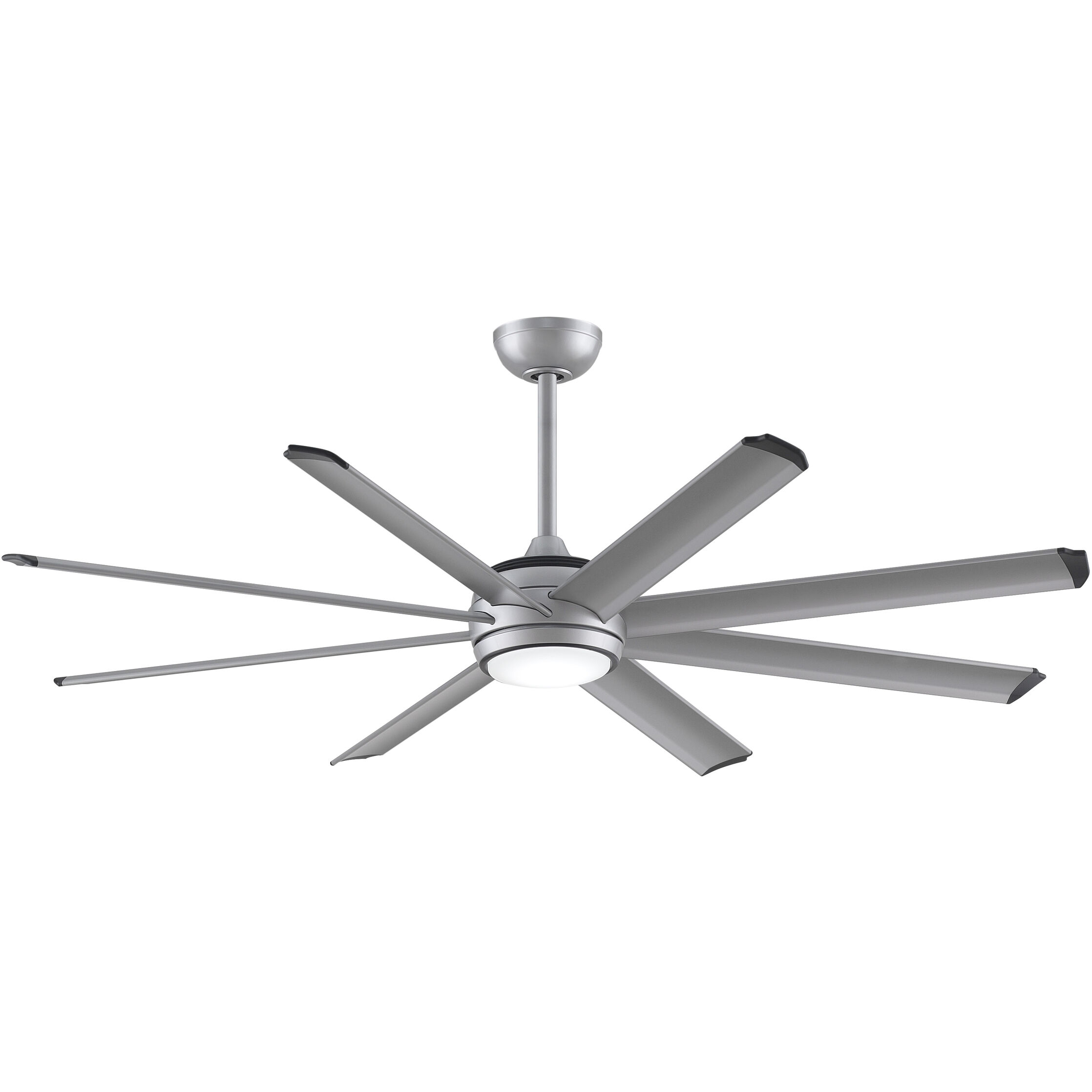 Stellar Custom 9.21 inch Silver Fan Motor Only, Blades Sold Separately