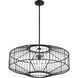 Marcy 1 Light 30 inch Matte Black Pendant Ceiling Light