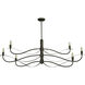 Telluride 6 Light 60 inch Iron Dining Chandelier Ceiling Light