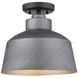 Barnes 1 Light 12 inch Gray Exterior Convertible Pendant