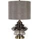 Kimball 29 inch 150.00 watt Brass, Smoked Ombre, Grey Table Lamp Portable Light